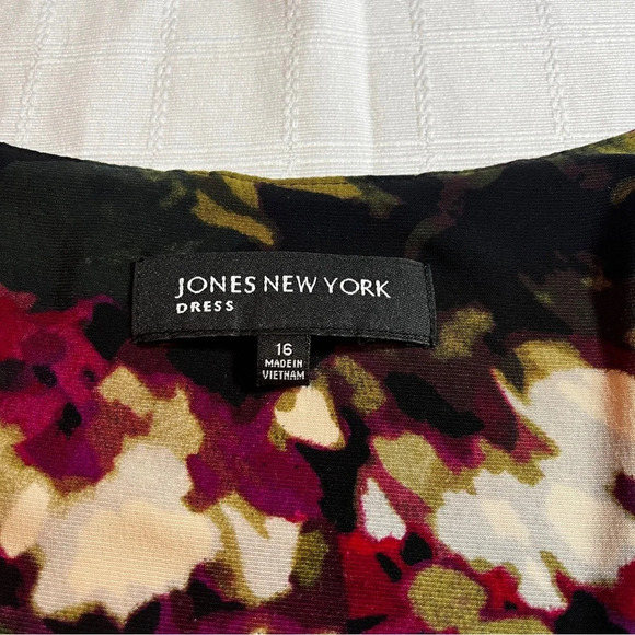 Vintage Y2K Jones New York Whimsigoth Floral Maxi Dress Empire/Baby Doll 16 - Picture 4 of 10